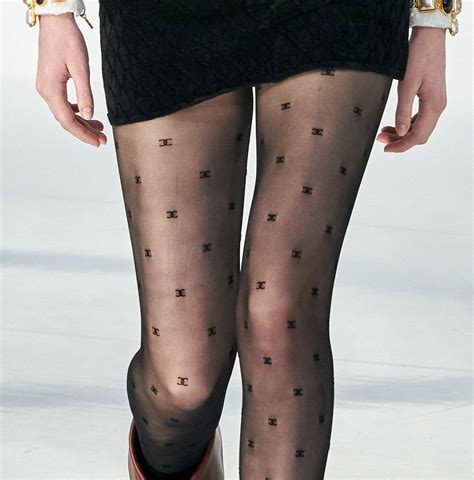 chanel tights fake|chanel tights black.